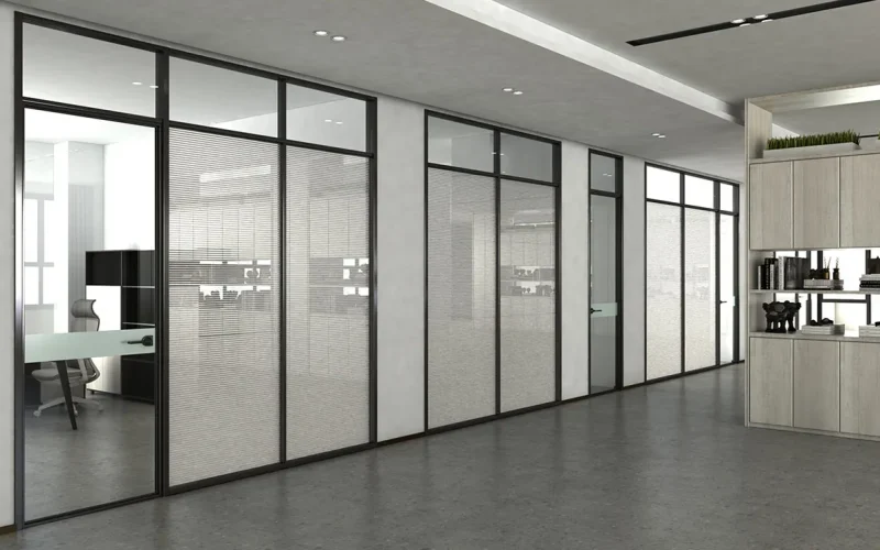 glass office partitions